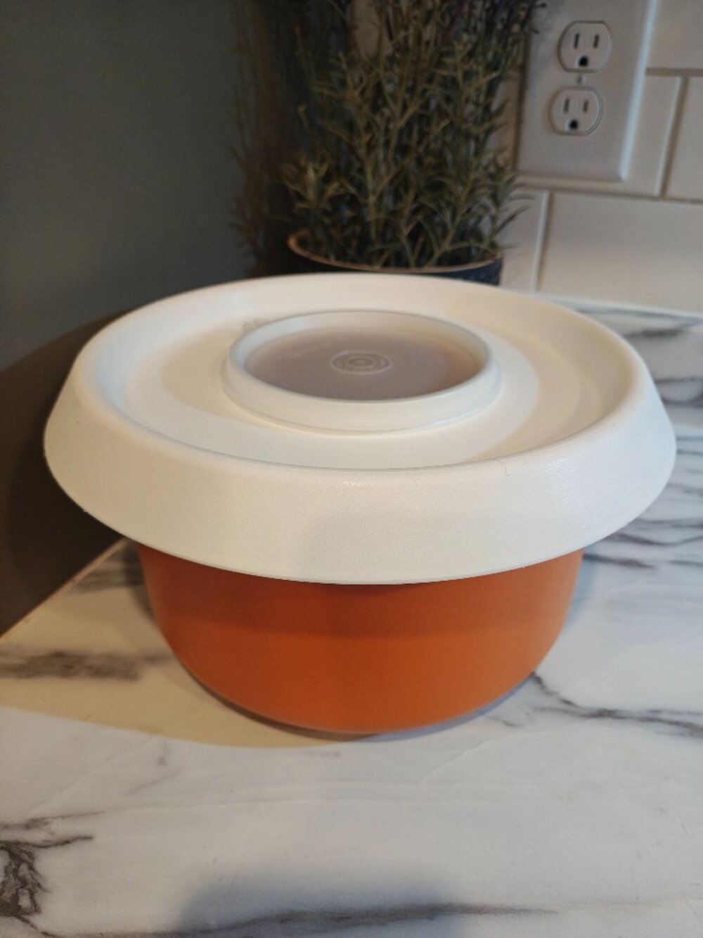 Very Rare Vintage Tupperware 1368-3 3L Mixing Bowl Retro Kitchenware